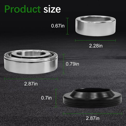2Pcs Rear Axle Bearing Oil Seal Kit Fit for Nissan Titan 2004-2007 Frontier 2005-2017 Xterra 2006-2015,Rear Axle Shaft Wheel Bearing Inner Spacer Oil Seal Replace 43252-7S200 40210-7S210 43070-7S20 in Kuwait