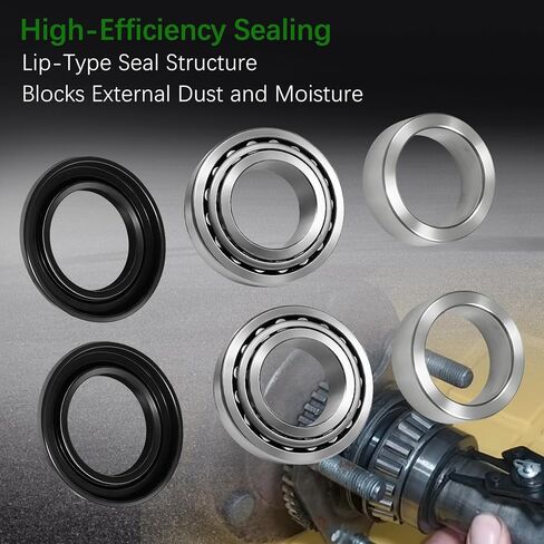 2Pcs Rear Axle Bearing Oil Seal Kit Fit for Nissan Titan 2004-2007 Frontier 2005-2017 Xterra 2006-2015,Rear Axle Shaft Wheel Bearing Inner Spacer Oil Seal Replace 43252-7S200 40210-7S210 43070-7S20 in Kuwait