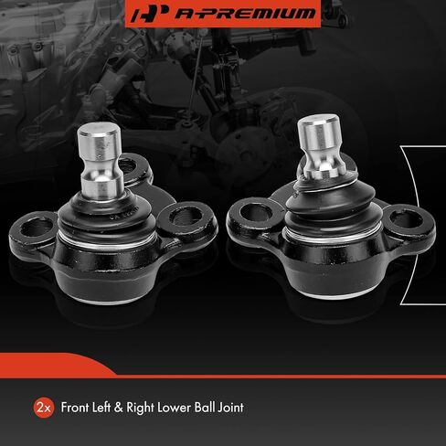 A-Premium 2 x Front Lower Ball Joint, Compatible with Hyundai Sonata 2015-2017, Tucson 2016-2021 & Kia Optima 2016-2020, Sportage 2017-2022, Without Bolts in Kuwait