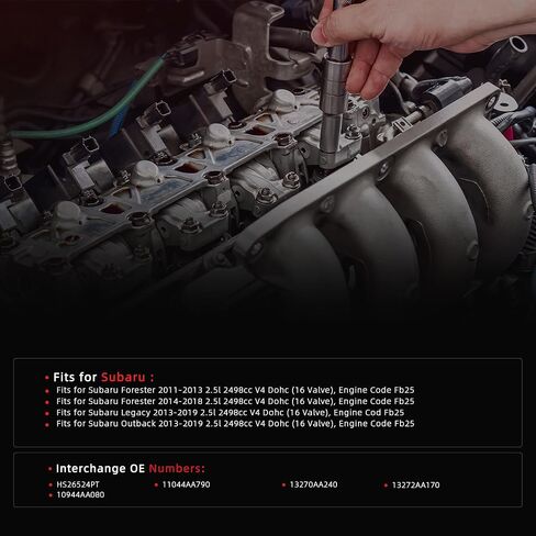 مجموعة حشية الرأس لسوبارو فورستر 2011-2018، لسوبارو ليجاسي/أوت باك 2013-2019، 2.5L، OE HS26524PT، 10944AA080,11044AA790,13270AA240,13272AA170 in Kuwait