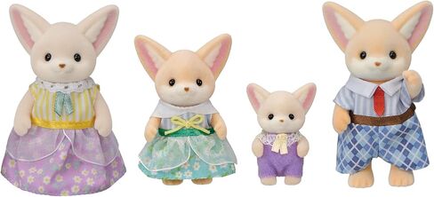 Calico Critters Fennec Fox Family, Set of 4 Collectible Doll Figures in Kuwait