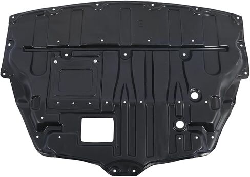 Front Lower Engine Splash Shield 75890-4GE1A Fit for Infiniti Q50 2014-2024 Q60 2017-2022, Engine Under Bottom Guard Plate Case Cover Board Mud Flaps Waterproof 17010063 758904GE1A IN1228132 in Kuwait