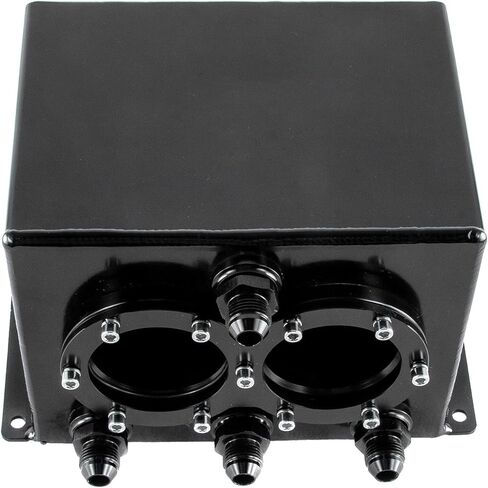 Billet High Flow Twin Surge Tank AN8 4 Ports For 044 External Fuel Pump in Kuwait