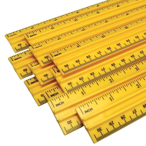 Ruler, Plastic Scale, Pack of 12 in Kuwait