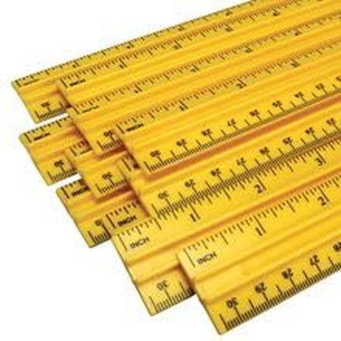 Ruler, Plastic Scale, Pack of 12 in Kuwait