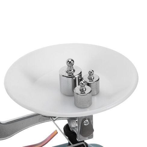 OSALADI Mechanical Laboratory Balance Scale with 500g Capacity and 0.5g Graduation, Double Pan Tray Scale with Weight Kit for Physics and Chemistry Teaching, Educational Science Experiment in Kuwait