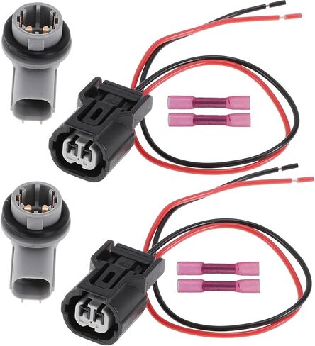 2 Sets Side Marker Light Socket Lamp Bulb Connector Wiring Harness Pigtail Plug Fit for Honda Civic 2016-2021 Replaced OE 33304-TET-H01 in Kuwait