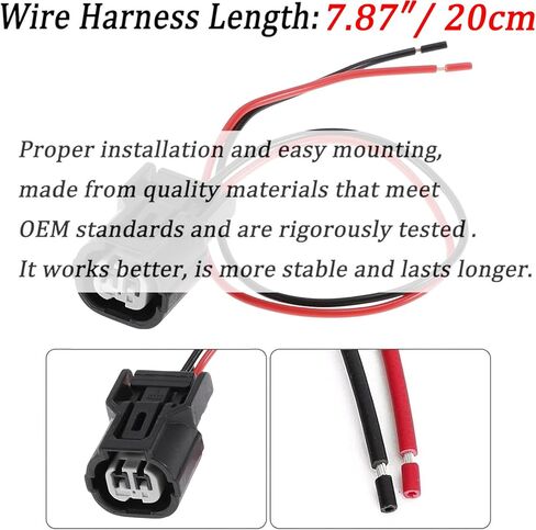 2 Sets Side Marker Light Socket Lamp Bulb Connector Wiring Harness Pigtail Plug Fit for Honda Civic 2016-2021 Replaced OE 33304-TET-H01 in Kuwait
