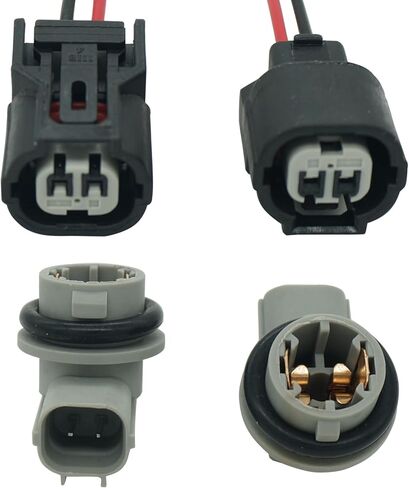 2 Sets Side Marker Light Socket Lamp Bulb Connector Wiring Harness Pigtail Plug Fit for Honda Civic 2016-2021 Replaced OE 33304-TET-H01 in Kuwait