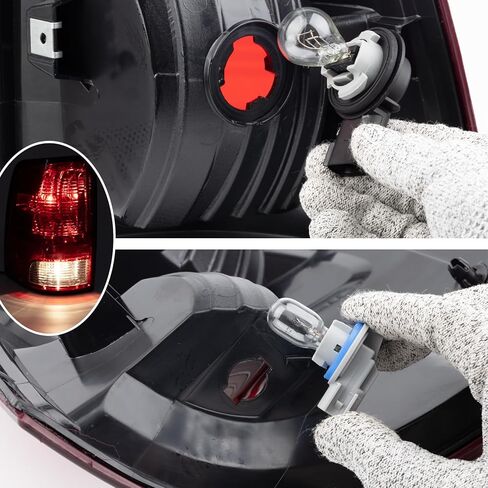 Fit for Dodge Ram Tail Light Socket Holder Kit with Lamp Bulb for Ram 1500/2500/3500 OE 68226719AA 68046629AA in Kuwait
