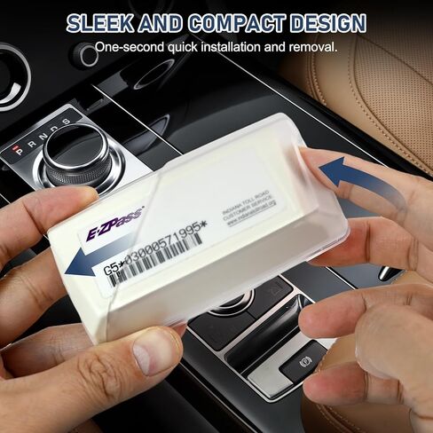 حامل EZ Pass للزجاج الأمامي 1 Pack - حامل جهاز إرسال واستقبال Toll Pass مع أكواب شفط لـ EZ Pass Mini/iPass in Kuwait