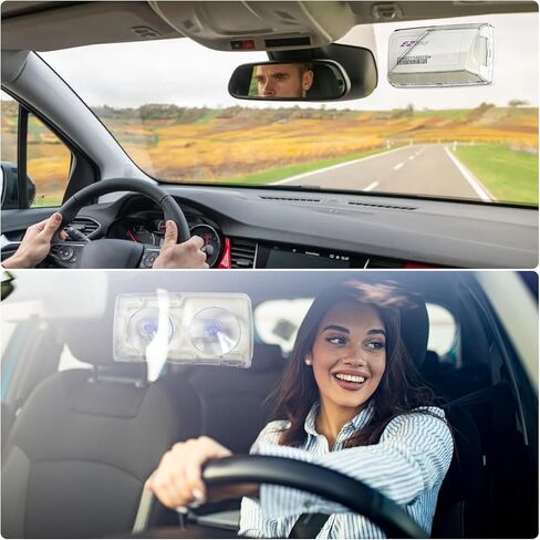 حامل EZ Pass للزجاج الأمامي 1 Pack - حامل جهاز إرسال واستقبال Toll Pass مع أكواب شفط لـ EZ Pass Mini/iPass in Kuwait