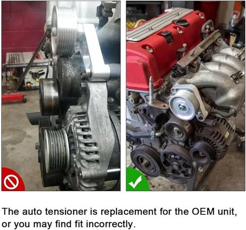 طقم حزام البكرة الخامل متوافق مع سيارات Honda Civic Integra RSX K24 Swap K-Series - EP3 ملحق تصميم قابل للتعديل in Kuwait