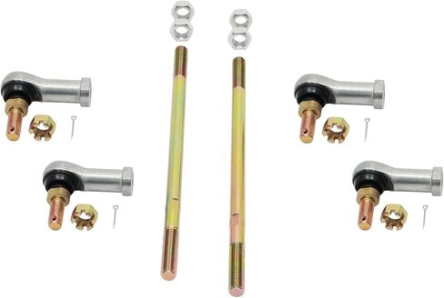 Tie Rod End Kit, Compatible With 2007-2014 Honda Rancher 420, 1988-2000 Honda FourTrax 300, 01-08 Honda Sportrax 250, 09-20 Honda TRX250X, Ball Joint Set, ATV UTV Part Accessories, 2 Tie Rods&4 Ends in Kuwait