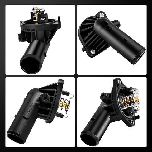 902-3115 Thermostat Housing Assembly, Engine Coolant Thermostat Housing with Gasket Seal Fits for 2018 2017 2016 2015 2014 Ram 1500 & 2022 2021 2020 2019 Ram 1500 Classic 3.6L 4893865AC 4893865AA in Kuwait
