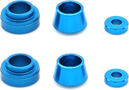 Rc Replacement Parts for Tamiya for TT02 for TT-02 1/10 Metal Steering Bushing Set RC Car Models Repair Modify Upgrade Parts Accessories in Kuwait