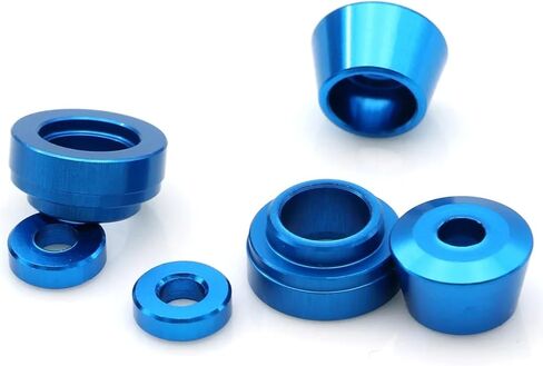 Rc Replacement Parts for Tamiya for TT02 for TT-02 1/10 Metal Steering Bushing Set RC Car Models Repair Modify Upgrade Parts Accessories in Kuwait