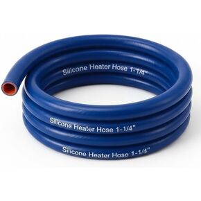 1 1/4" Silicone Heater Hose Radiator Coolant (25ft Roll) 1-1/4" ID Blue in Kuwait