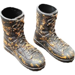 kowaku 1/6 Scale Male Boots Action Figure Shoes Hiking Shoes Mini Round Toe Doll Costume Accessory Simulation Lace Formal in Kuwait