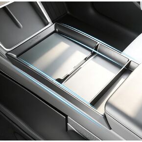 Center Console Organizer for Tesla Model 3 Highland 2024 Cup Holder Insert Flocked Armrest Storage Box Tray New Model 3 Highland Interior Accessories, 3PCS in Saudi Arabia