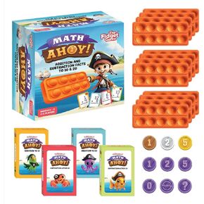 The Fidget Game Math Ahoy – Addition & Subtraction Game for Grades K-2 | Cool Math Game with Fidget Mats | Classroom & Homeschool Learning Resource | Fun Math Flash Cards & Activities for Kids in Saudi Arabia