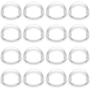 16 Pcs Crystal Dome Magnifying Paperweight, Paper Weights Clear Distortion-Free Optics Convex Lens Set for Physics Classroom Home Decor for Outdoor Events, 1.6inch in Saudi Arabia