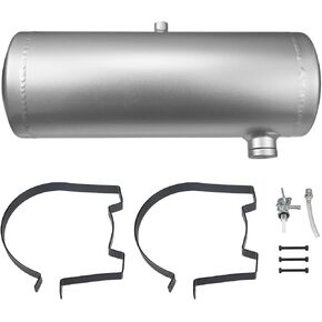 Black Gas Tank Fuel Tank Aluminum Cylinder 6 x 18" Center Fill 2 Gallon minibike gas fuel tank For Golf Cart ,Motorcycle ,Dune Buggy ,mini bike ,go kart in Saudi Arabia