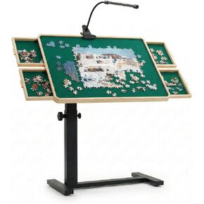 Puzzle Table with Drawers 1500 Pieces Adjustable Puzzle Tables for Adults with 4 Drawers and Cover 35.4"x 26.8" Puzzle Borad for mom in Saudi Arabia
