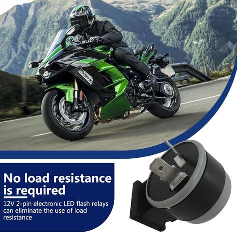 استبدال مرحل إشارة الانعطاف المتعري 2 الشق متوافق مع Yamaha DT250 1975 1976 1977 1978 1979، نسخة محدثة من XSANDER in Kuwait