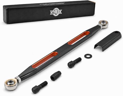 ناقل الحركة Shift Linkage لـ 1980-2024 Harley Touring Softail Dyna Street Road Glide Road King Electra Glide Trike، تصميم بلونين أسود/برتقالي in Kuwait