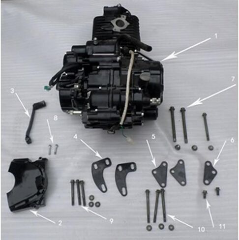 RPS Hawk 250 DLX Front Engine Sprocket Cover (Fuel Injected Model) #2 in Diagram in Kuwait