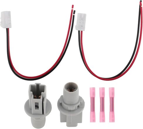 Motoforti 2Set Backup Reverse Socket Wiring for Toyota Camry 12-15 No.9007560063 Lamp Bulb Pigtail Connector Harness W/Wire Connectorx2 Heat Shrink Terminalx4 in Kuwait