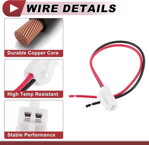 Motoforti 2Set Backup Reverse Socket Wiring for Toyota Camry 12-15 No.9007560063 Lamp Bulb Pigtail Connector Harness W/Wire Connectorx2 Heat Shrink Terminalx4 in Kuwait