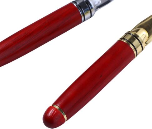 2 Pcs Gold Red Letter Opener Creative Portable Cut Paper Tool Wooden Handle Letter Student Stationery DIY Crafts Tool Envelopes Opener, Letter Openers, Cutting for Measuring Devices in Kuwait