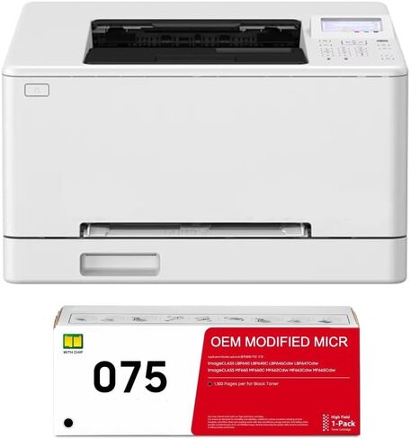 نظام طابعة فحص الحبر MTI imageCLASS LBP646cdw MICR، طابعة ليزر ملونة لاسلكية 26 صفحة في الدقيقة للمكتب المنزلي، حبر مغناطيسي لطباعة شيكات الرواتب التجارية المتوافقة مع البنك in Kuwait