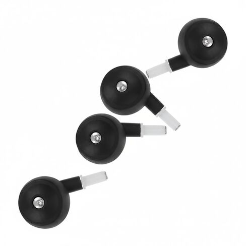 4PCS Baby Walker Replacement Wheels for Strollers,Quiet Plastic Casters with Easy Installation, 0.38" Hole Diameter,Learning Walker Accessories in Kuwait