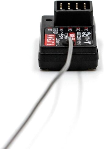 Flysky FS-R4B Receiver, 2.4GHz 4CH Receiver ANT Protocol Single Antenna PWM Output Compatible with Flysky FS-G7P FS-ST8 Radio Transmitter for RC Car and Boat in Kuwait
