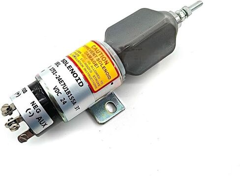 Diesel Engine Flameout Solenoid Valve 1751-24E7U1B1S5A SA-3933-24 Oil Cut-Off Stop Switch, Fuel Shutoff Solenoid for Engine Management in Kuwait