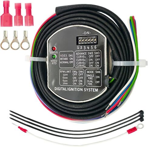 EPSIRMP Programmable Ignition Module 53644 Compatible for Harley Big Twin 1970-1999 & Sportster 1971-2003 (Except 1200S) for S&S Ultima RevTech Carb Engines 53-644 (Black) in Kuwait