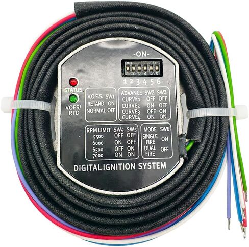 EPSIRMP Programmable Ignition Module 53644 Compatible for Harley Big Twin 1970-1999 & Sportster 1971-2003 (Except 1200S) for S&S Ultima RevTech Carb Engines 53-644 (Black) in Kuwait