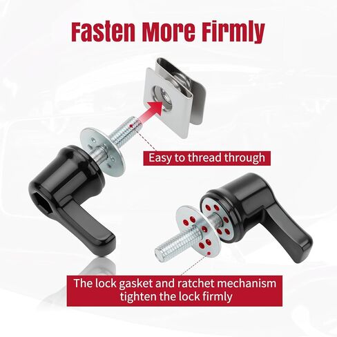 SaddleBag Lock for Harley Saddle Bag Screw Bolt Theft Deterrent Saddle Bag lever locks Mounting Hardware Fasteners for Harley Glide Electra Glide Street Glide Touring Softail 1992-Later in Kuwait