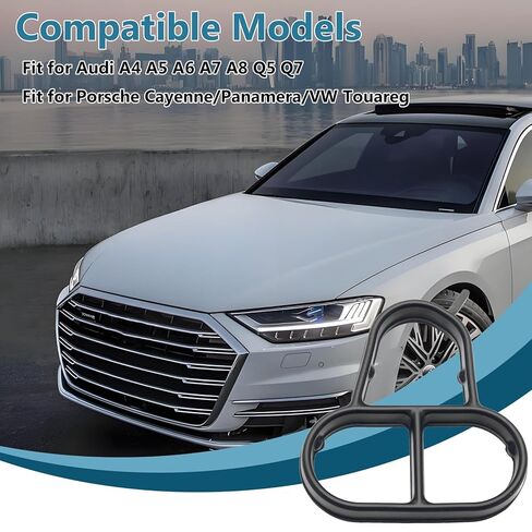 حشية مبيت فلتر زيت المحرك مناسبة لأودي A4 A5 A6 A7 A8 Q5 Q7 لبورش كايين/باناميرا/فولكس فاجن طوارق، استبدل 06E115446 06E115405A 06E115405C 06E115405K in Kuwait