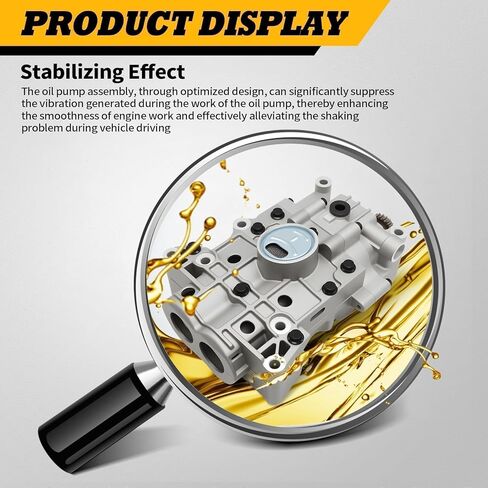 23300-2G401 Engine Oil Pump Shaft Balance Assembly 19 Teeth Compatible with Sonata 2015-2017 Tucson 2015-2019 Santa Fe 2016-2018 2.4L 233002G401 in Kuwait