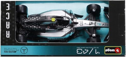 Bburago F1 Mercedes-AMG W16 2025#12 Antonelli 1:43 Scale Diecast Car with Authentic Details Mercedes F1 Replica Silver/Black Body Officially Licensed Product Recommended Age 3+ in Kuwait