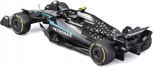 Bburago F1 Mercedes-AMG W16 2025#12 Antonelli 1:43 Scale Diecast Car with Authentic Details Mercedes F1 Replica Silver/Black Body Officially Licensed Product Recommended Age 3+ in Kuwait