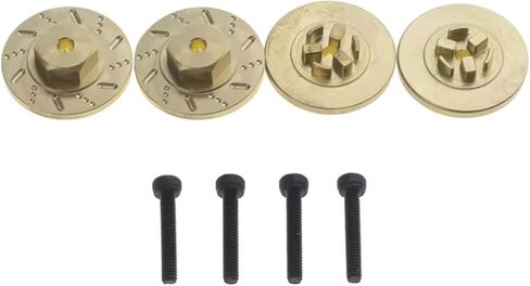 قطع غيار السيارات RC متوافقة مع كيوشو لـ MINI-Z 4X4 1/18 1/24 RC الزاحف سيارة ترقية أجزاء 4 قطعة قرص فرامل العجلات النحاسية 7 مللي متر محول سداسي in Kuwait