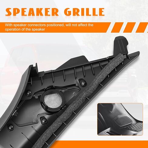 Driver Side A-Pillar Grab Handle Interior Trim for Toyota Tacoma Gen 4th 2024-2026 Sturdy OEM Style Texture Comfortable Grip Compatible with Side Airbag Deployment Easy Installation in Kuwait