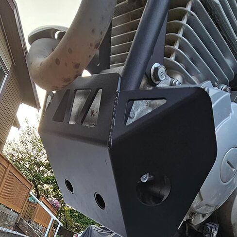 استبدال لوحة انزلاق محرك Worldmotop لـ Yamaha Serow XT250 Tricker XT250X 2014-2025 غطاء لوحة انزلاقية واقية لمحرك الدراجات النارية (أسود) in Kuwait