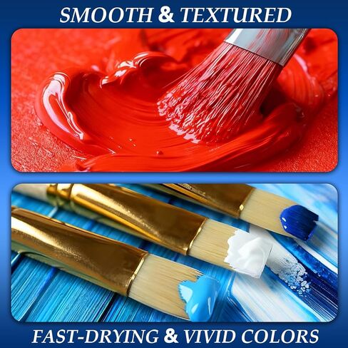 unuaST Outdoor Acrylic Paint Waterproof Set, 10 Colors Large Bulk Outdoor Paint with Pump, Rich Pigmented Paints for Artists/Beginners on Rocks, Wood, Metal, Crafts, Garden Statues (10oz/300ml) in Kuwait