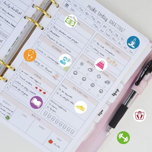 Stethoscope Medical Appointment Reminder Stickers, 500 Pcs, 0.5 Inch Doctor Nurse Icon Labels for Planners, Calendars, Journals in Kuwait